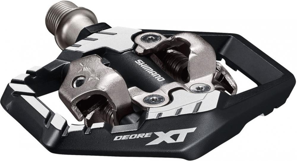 SHIMANO Pedal XT PD-M8120 Pedal - SPD Enduro Plattformpedal für Trail und All Mountain