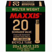 Maxxis WelterWeight Schlauch 20 x 1,50-2,50 Zoll - 40/63-406, AV 48 mm