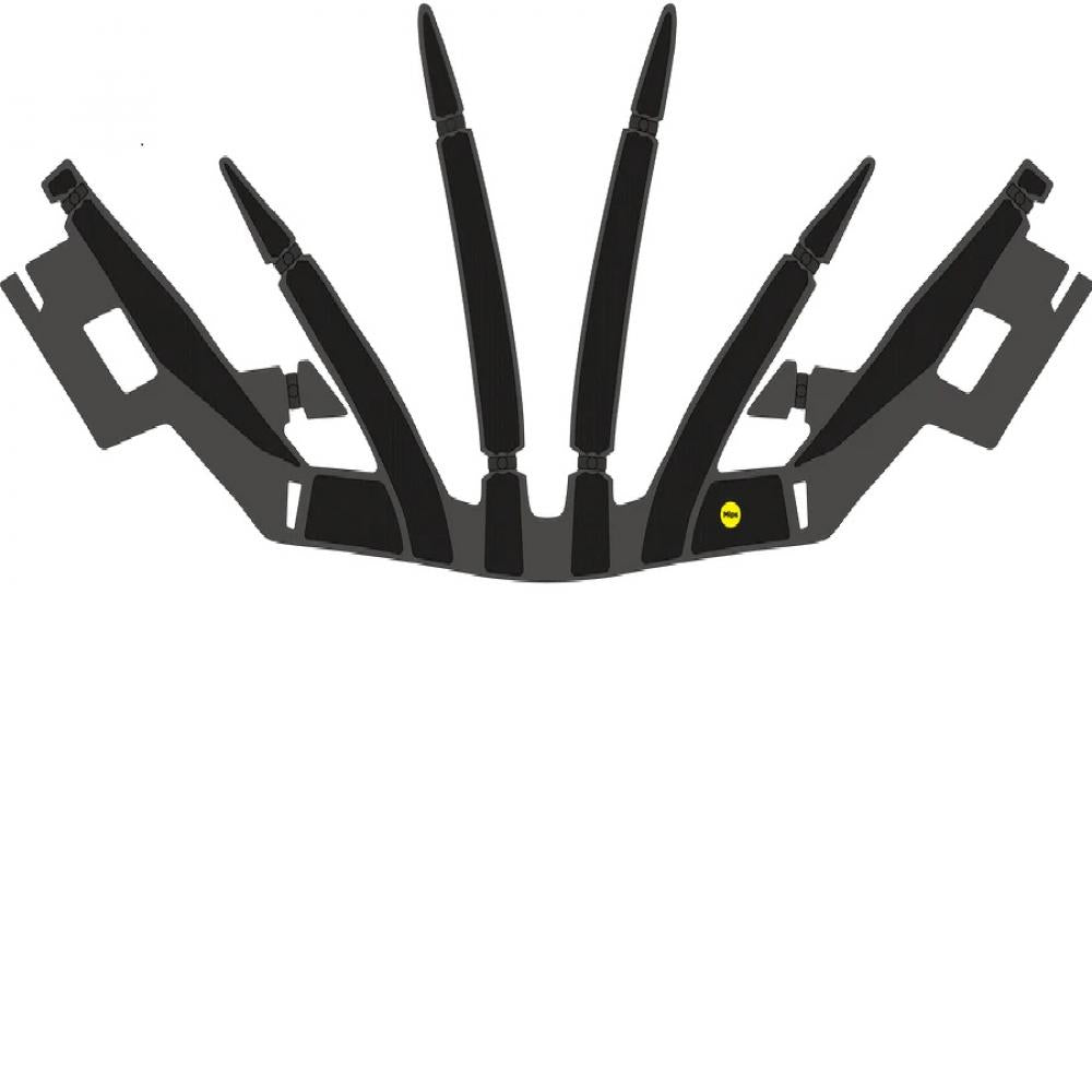 IXS Sports Division iXS Pad Kit MiPS Trail EVO M/L black - komfortables Ersatzpolster-Set