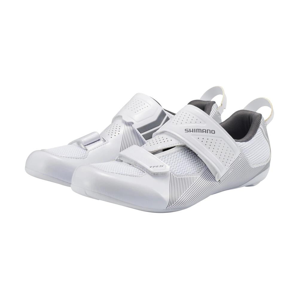 SHIMANO Fahrradschuhe TR501 - Road Triathlon SPD-SL, Größe 49, Weiß
