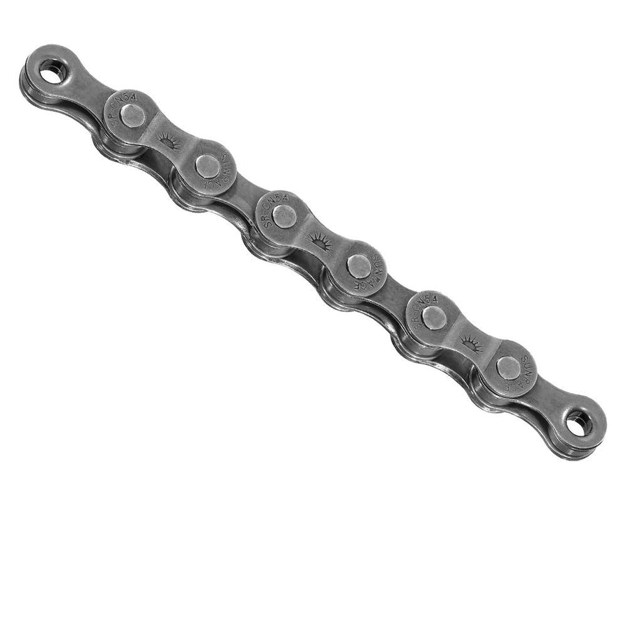 Sunrace Kette CNM54 grau 6/7-fach Shimano kompatibel, 116 Glieder Fahrradkette