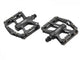 Voxom Pedal MTB Pe16 schwarz Aluminium anodisiert, CNC Cr-Mo Achse Gleitlager Austausch-Pins
