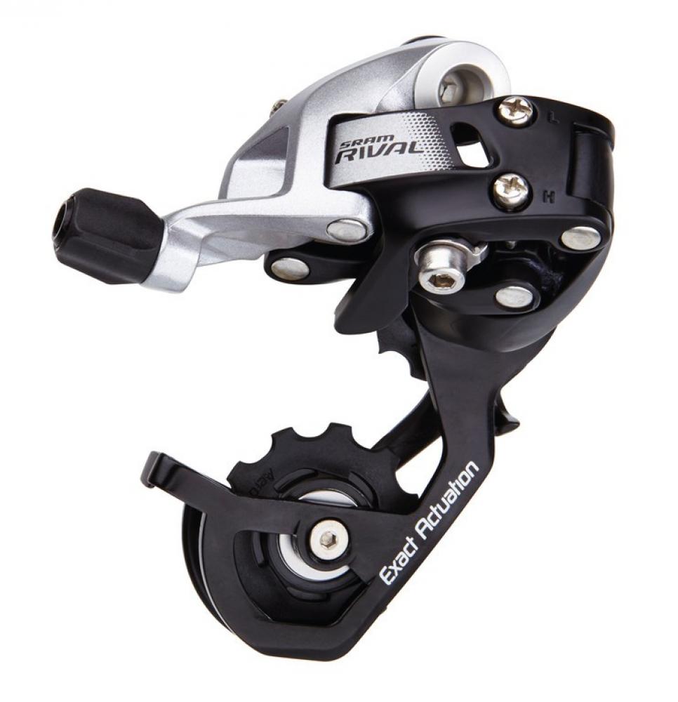 SRAM Rival 22 WiFLi Schaltwerk mittellanger Käfig - präzise 2x11-Schaltperformance bis 32T