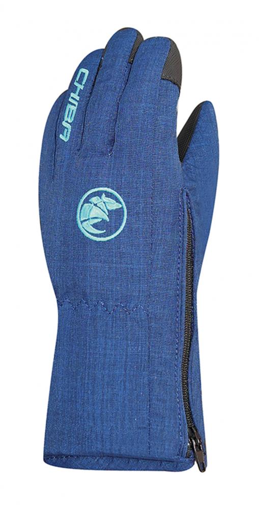 CHIBA Kids Basic Finger - wasserdichte Kinder-Radhandschuhe marine, Größe V
