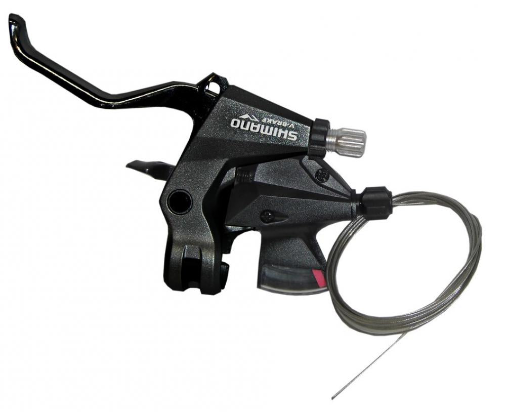 SHIMANO Schalt-/Bremshebel ST-M310 3-fach Links 2 Finger - 3-fach, Schwarz