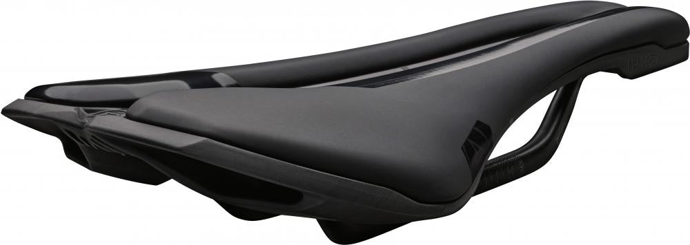 PRO Fahrradsattel Stealth Team 152 mm Schwarz - aerodynamischer Rennradsattel mit Carbon-Gestell