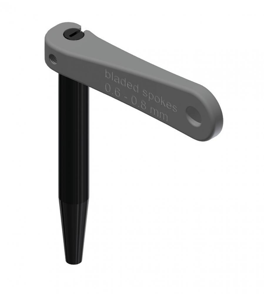 DT Swiss Speichenhalter Bladed 0,6-0,8 mm Silber - präzises Fixieren von Aero-Speichen
