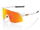 100% S3 - HiPER Mirror Lens unis Soft Tact White - Performance-Sportbrille mit Kontrastplus