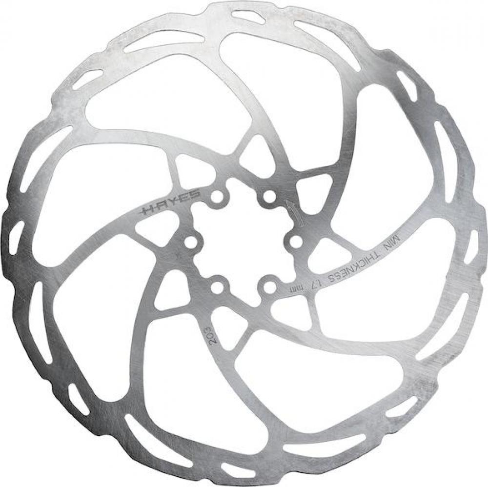 Hayes D-Series Bremsscheibe 6-Loch 160 mm Silber - MRC Technologie & QuickBite2