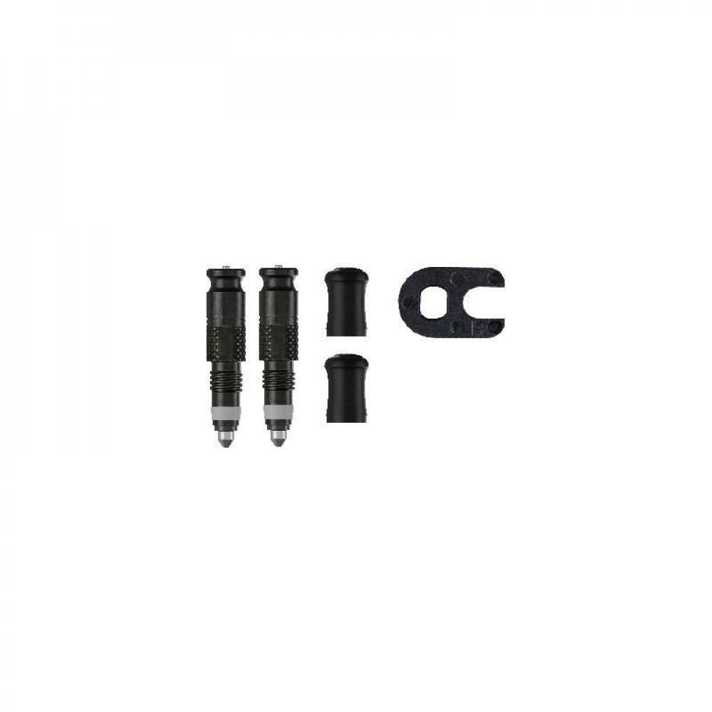 Schwalbe CLIK VALVE SV-SCV Conversion Kit Ventil-Umbau Set mit Ventilen, Kappen und Werkzeug für einfaches Aufpumpen.