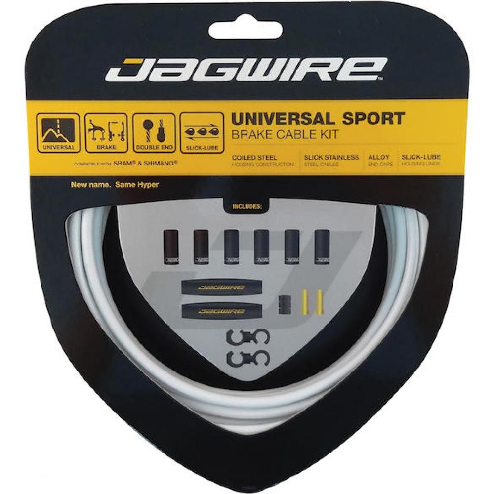 Universal Sport Bremszugset Weiß - Kompatibel Mit Sram/shimano