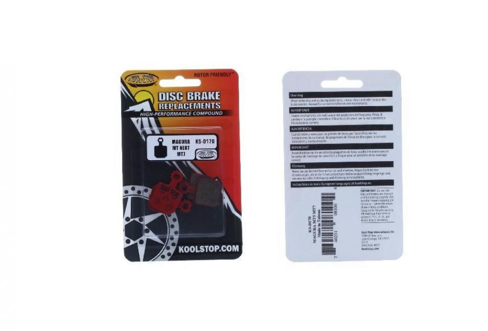 Kool Stop Scheibenbremsbelag,Magura MT7 2 Paar 4 Beläge HstNr = RED170