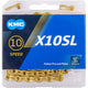 KMC Kette X10SL Ti-N Gold 1/2\" x 11/128\" 114 Glieder 5,88mm 10-fach