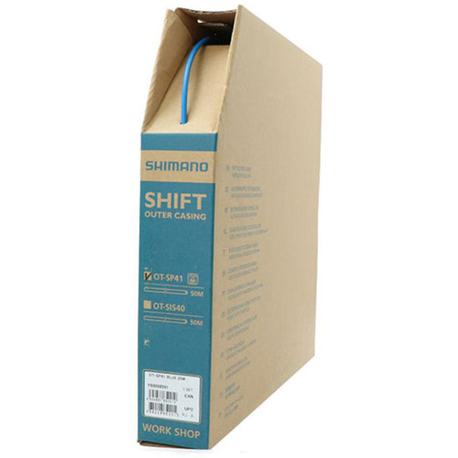 SHIMANO Schaltzugaußenhülle OT-SP41 25 m Schaltzugaußenhülle Blau