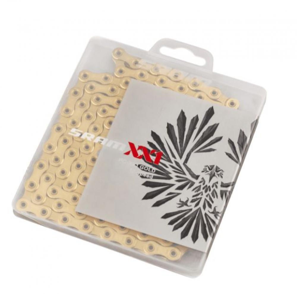 SRAM Kette XX1 Eagle Hollow Pin - 12-fach, 126 Glieder, gold