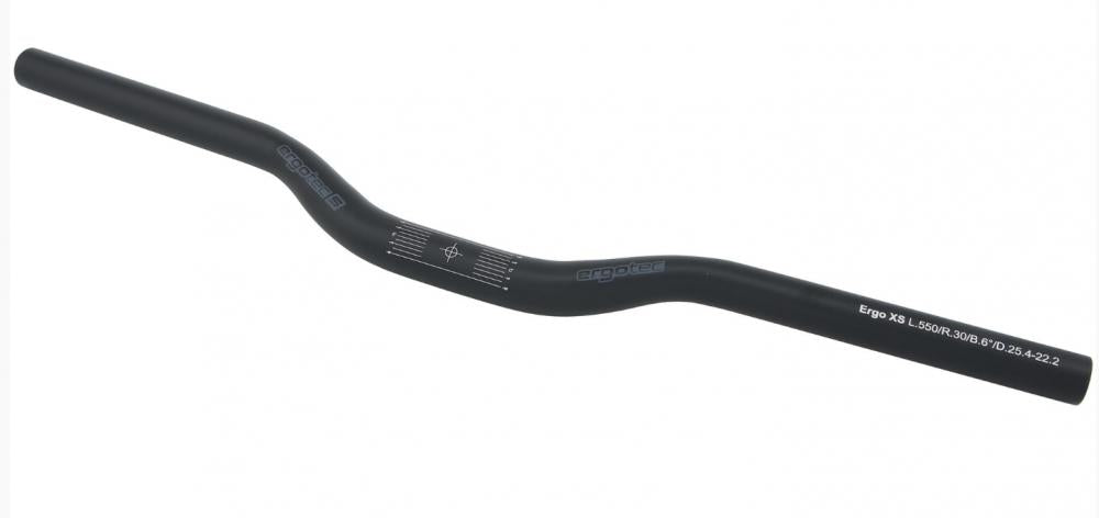 Ergotec Lenker Ergo Ø 25,4 mm 570 mm Rise 30 mm 8° schwarz
