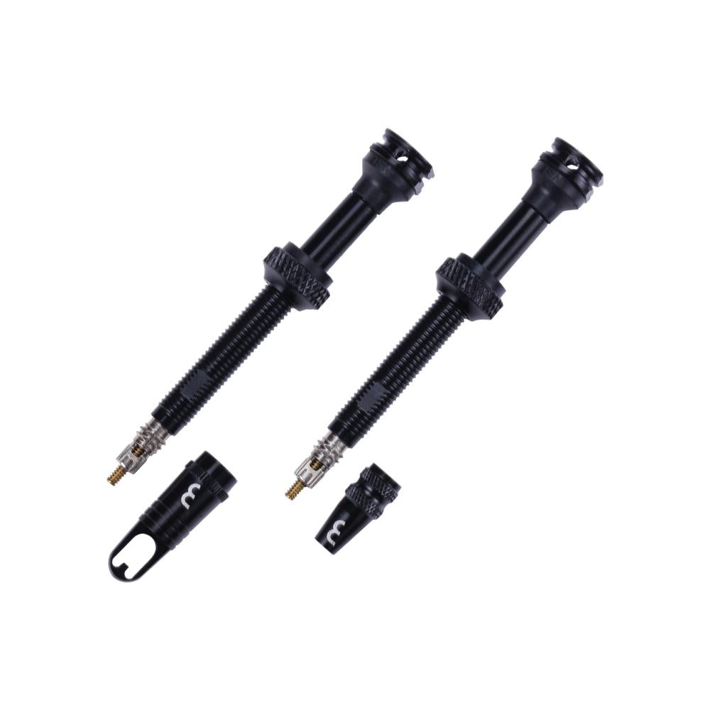 Bbb Tubeless Ventile Al Valve 60 Mm Schwarz - Zuverlässige Tubeless-dichtung