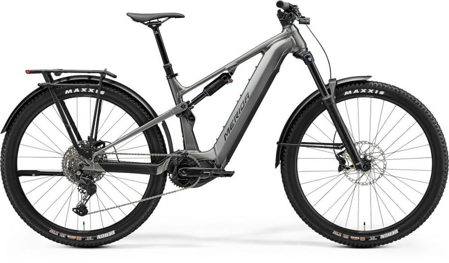 Merida eONE-FORTY 475 EQ IV1 L Gunmetal-grau/schwarz - leistungsstarkes E-MTB für Trail & Tour