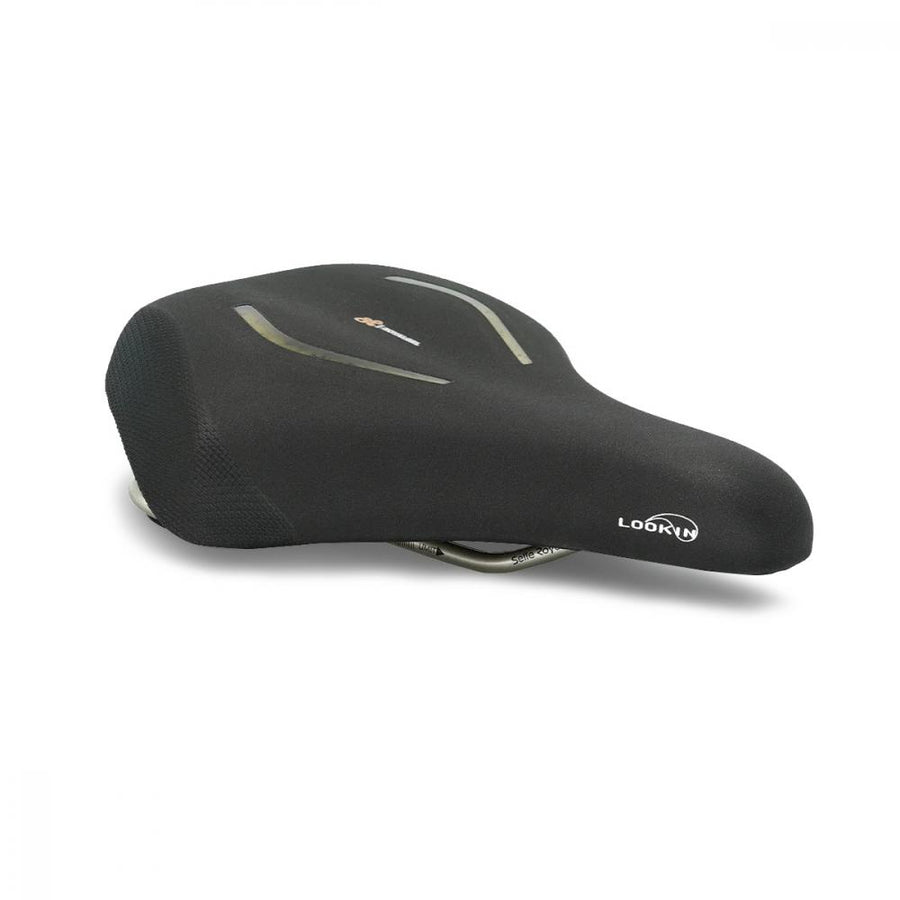 Selle Royal Lookin Evo Relaxed Unisex Fahrradsattel, schwarz, für maximalen Komfort im aufrechten Sitz.