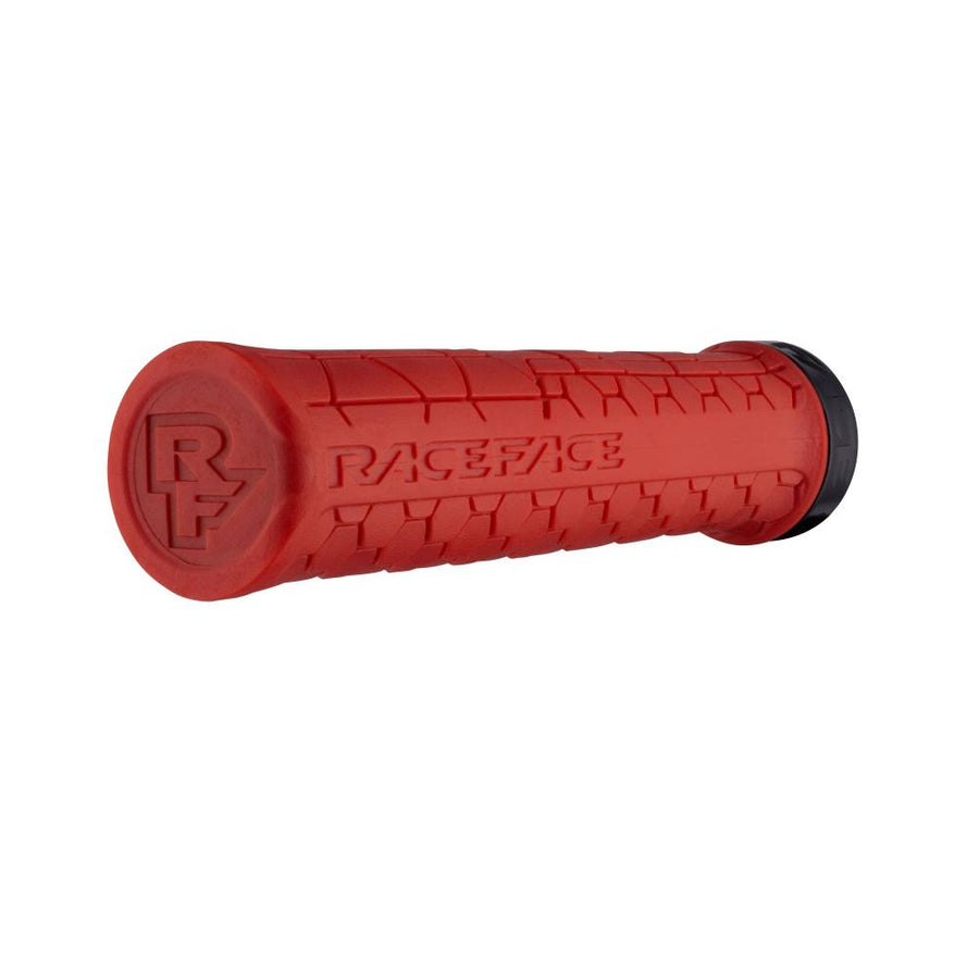 Race Face Getta Grip Lock-On Griff, 30mm, rot/schwarz - sicherer Halt und Kontrolle