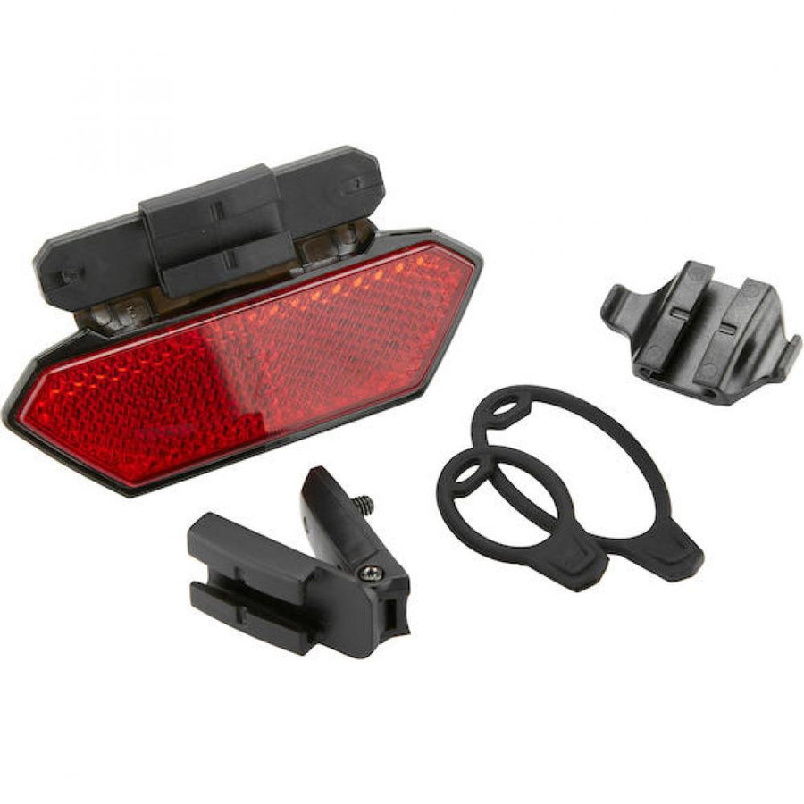 Procraft Halterungen Tour Advanced StVZO One Size Schwarz - flexible Fahrrad-Rücklicht-Montage