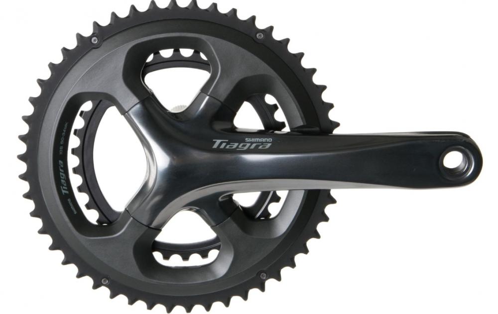 SHIMANO Kurbelgarnitur TIAGRA FC-4700 - 10-fach, 175 mm, 48-34 Zähne, 34 Zähne, Grau