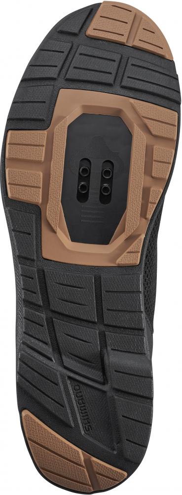 SHIMANO Fahrradschuhe EX300 Herren/Damen Touring SPD - Größe 45, Schwarz