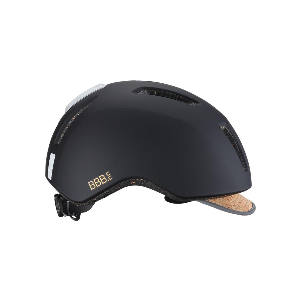 BBB Cycling BBB Grid ECO Helm M matt schwarz - sicherer & nachhaltiger City-Fahrradhelm