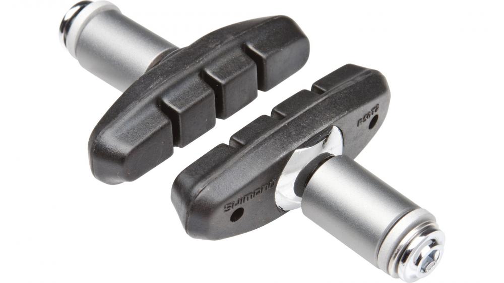SHIMANO Bremsschuh R50T2 BR-CX50 Bremsschuhe - 1 Paar mit Schraube und U-Scheiben Größe L