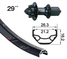 H-Rad 29" XLC EVO DC22LW 6-L. sw QR 32L Rodi Black Rock Disc 21-622 135mm VL 8,5