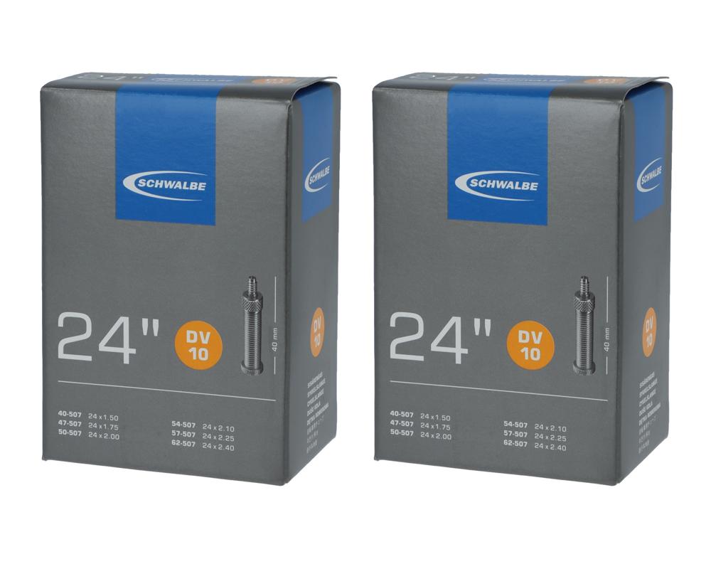 2x Schwalbe Schlauch DV10 24x1.50-2.50