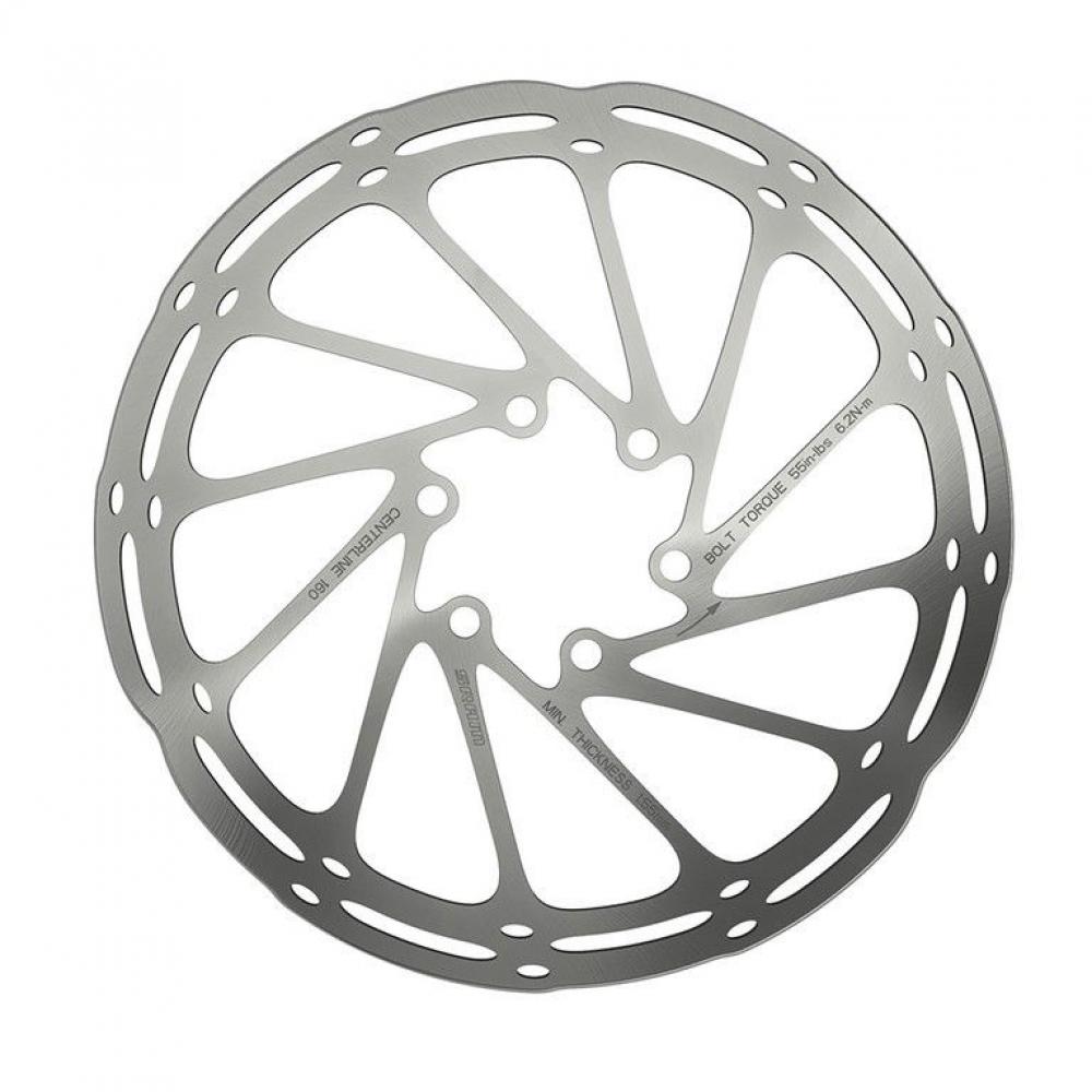 SRAM CenterLine Bremsscheibe 160 mm - 6-Loch, Rounded