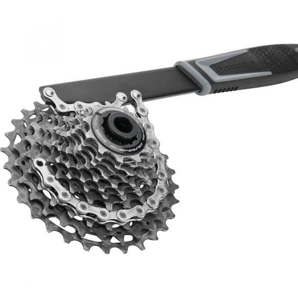 Procraft Kettenpeitsche Advanced löst sicher eine Shimano Dura-Ace Fahrradkassette.