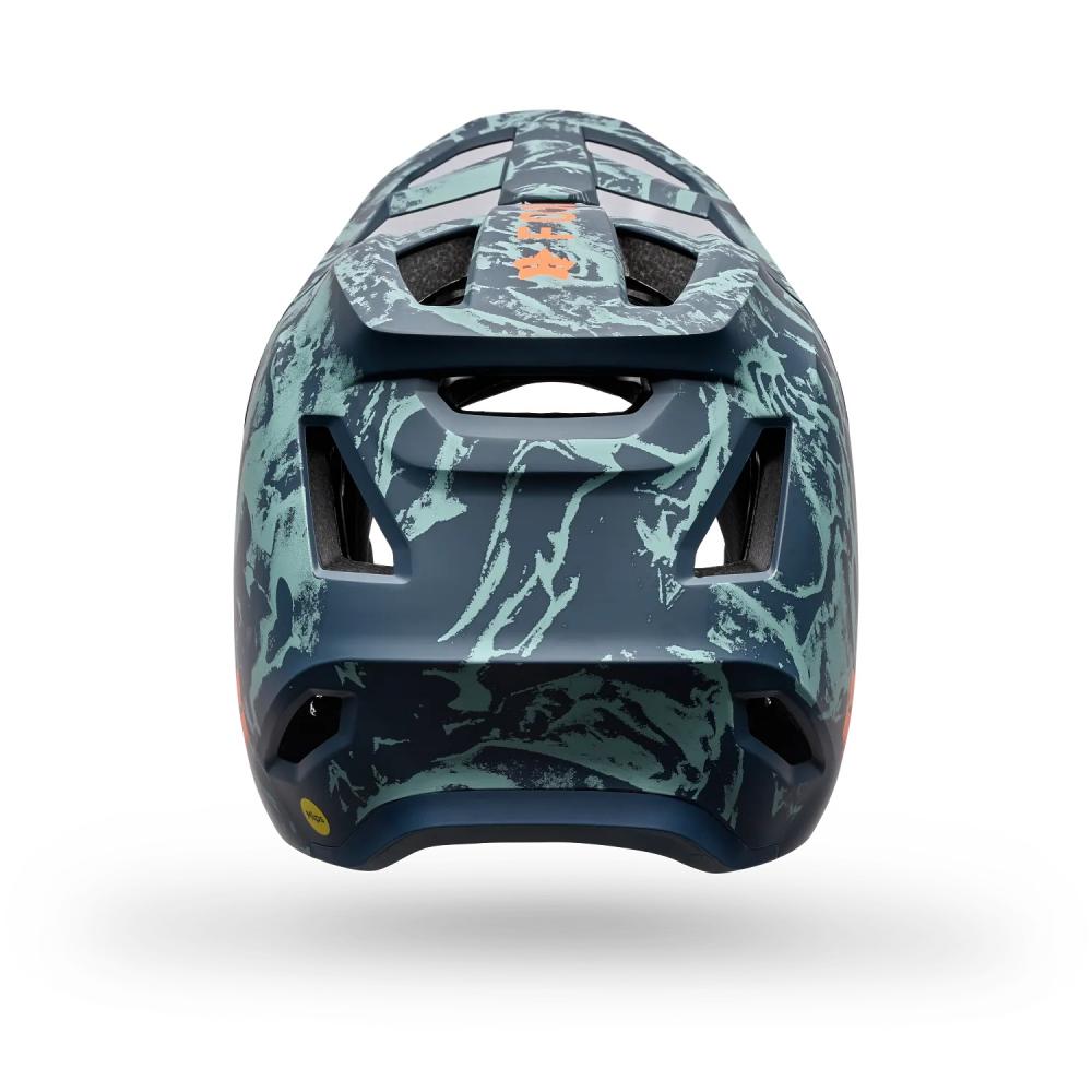 FOX Rampage Image Print Fullface-MTB-Helm Arctic Blue L 59-60 cm