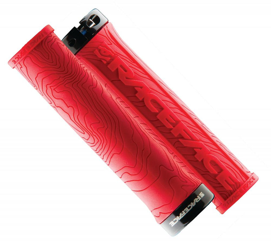 Race Face Half Nelson Single Clamp Lock-On rot 29 mm - maximaler Grip bei minimalem Gewicht