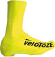 VeloToze Road 2.0 Überschuhe Lang Gelb S (37-40) Wasserdicht, winddicht, aerodynamisch, verstärkte Sohle, ideal für 5-19 °C