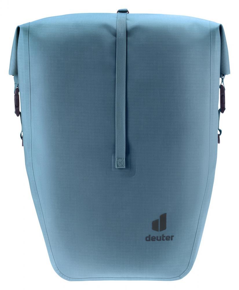 Deuter Visby 25+5 Fahrradtasche 25L Wasserdicht Grau - Gepäckträgertasche mit Schultergurt