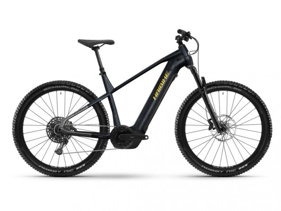 Haibike ALLTRACK 10 29\" E-MTB Bosch CX, 800Wh, SRAM SX Eagle, RockShox 120mm, XL 55cm, blue/titan/yellow