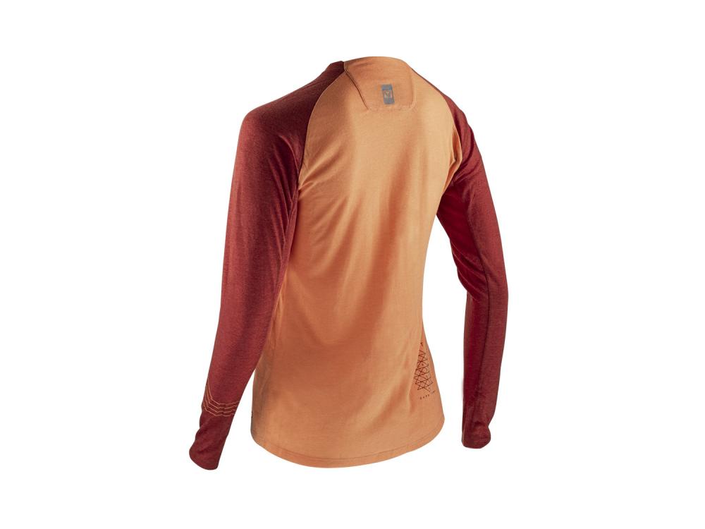 Leatt MTB All Mountain 3.0 Damen Langarm-Trikot L Peach - Atmungsaktives TENCEL™-Material