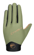 CHIBA Eco Glove Pro Touring - Radhandschuhe olive, Größe M, atmungsaktiv & nachhaltig