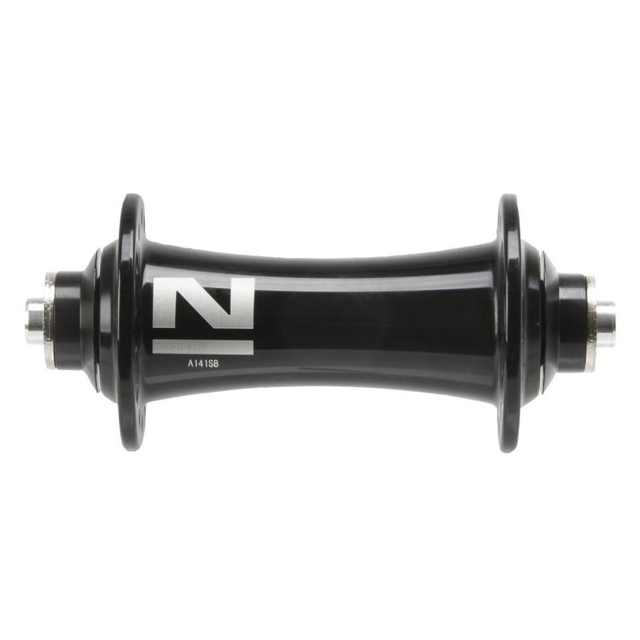Novatec Vorderradnabe A141SB Alu Light schwarz - 32 Loch, Schnellspanner, 100 Millimeter Einbaubreite, 2 Industrielager