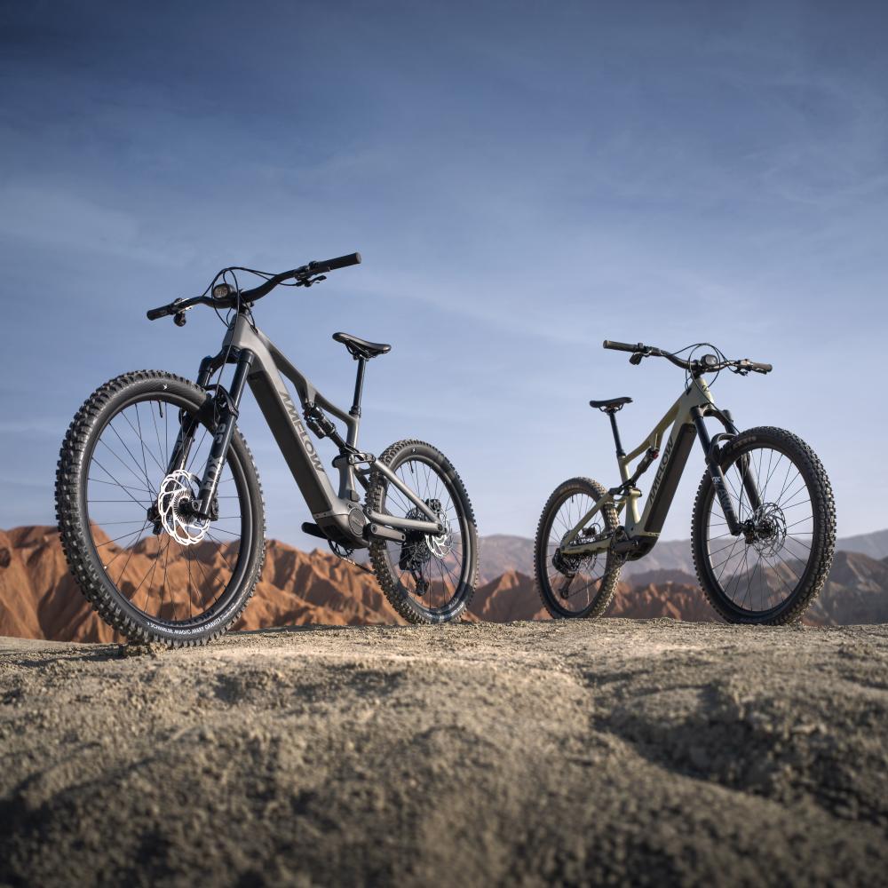 Amflow PR Carbon Pro E-MTB 800 Wh - Größe L, Basaltgrau