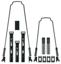 SKS Ersatzstreben-Set für VELOFLEXX 65 Schutzbleche, passend für 26"/27,5" Räder, inklusive 2 Unterlaufstreben (225 mm und 305 mm), Rahmenadapter und Befestigungsmaterial