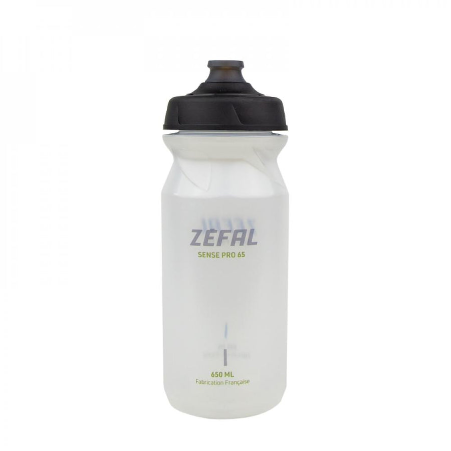 Zéfal Trinkflasche Sense Pro 650 ml Grau/Grün - auslaufsichere Sporttrinkflasche