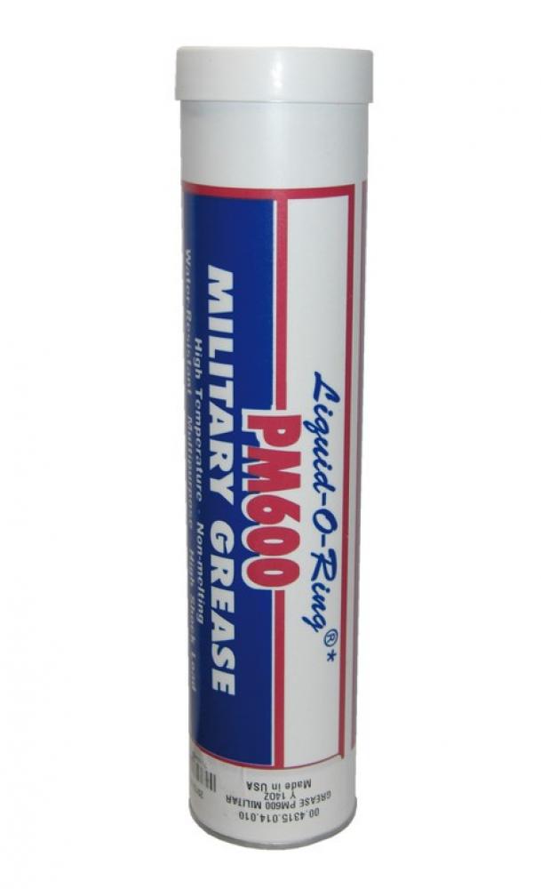 RockShox PM600 Military Grease 14.5oz Spezialfett für Luftkammerdichtungen in weißer Tube mit blauem Etikett.