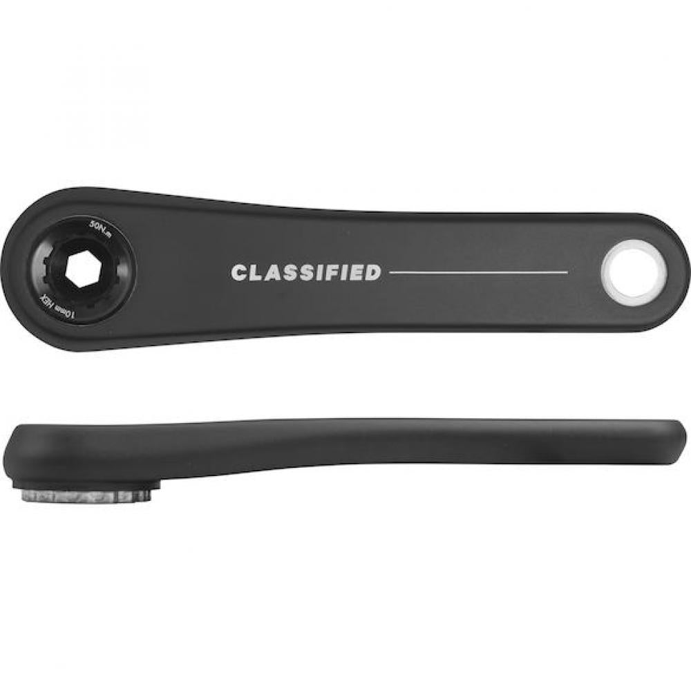 Classified Kurbelgarnitur Gravel 170 mm Schwarz - steife Carbon-Kurbel für mehr Reifenfreiheit