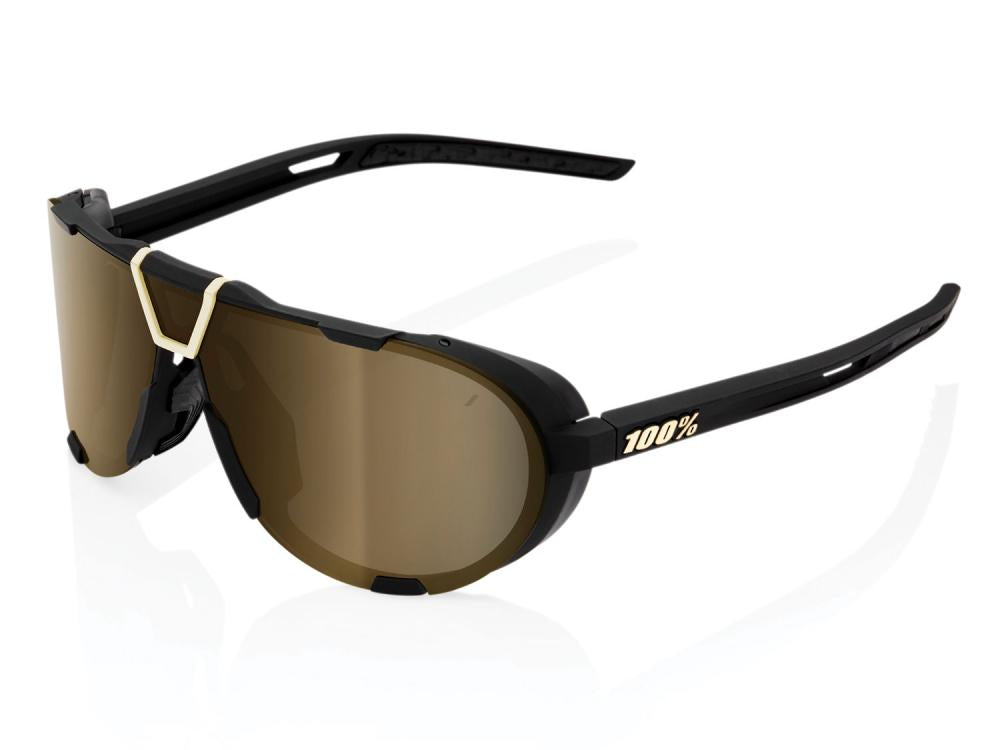 100% Westcraft - Mirror Lens unis Soft Tact Black - High-End Sport-Sonnenbrille