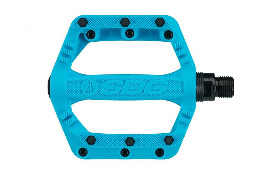 SDG Slater Jr. Pedal 90x90mm Cyan