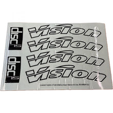 Vision Decal-Set für Laufrad Metron Disc 28 Zoll Schwarz - optisches Upgrade für deine Scheibe