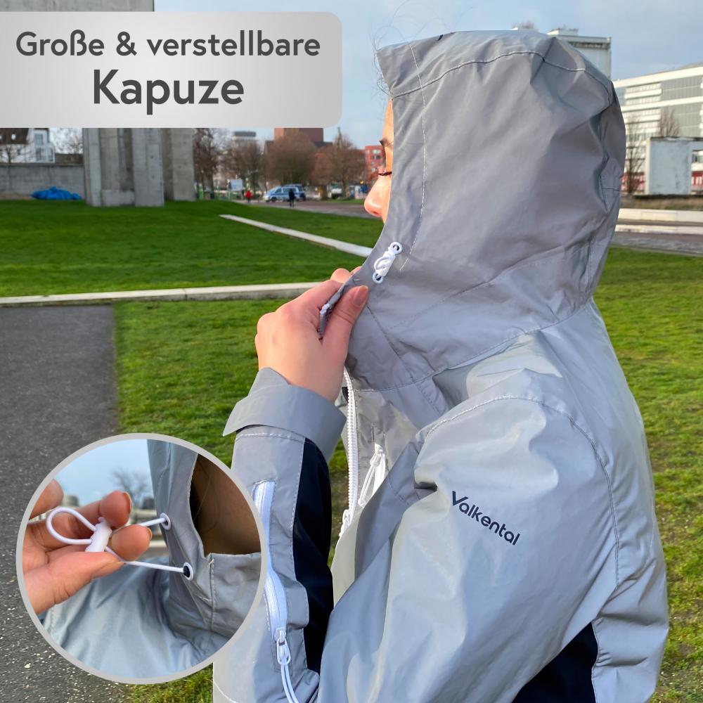 Valkental Damenjacke Softshell 4XL grau